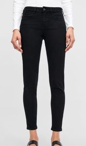 NWT ZARA Basic z1975 black skinny jeans